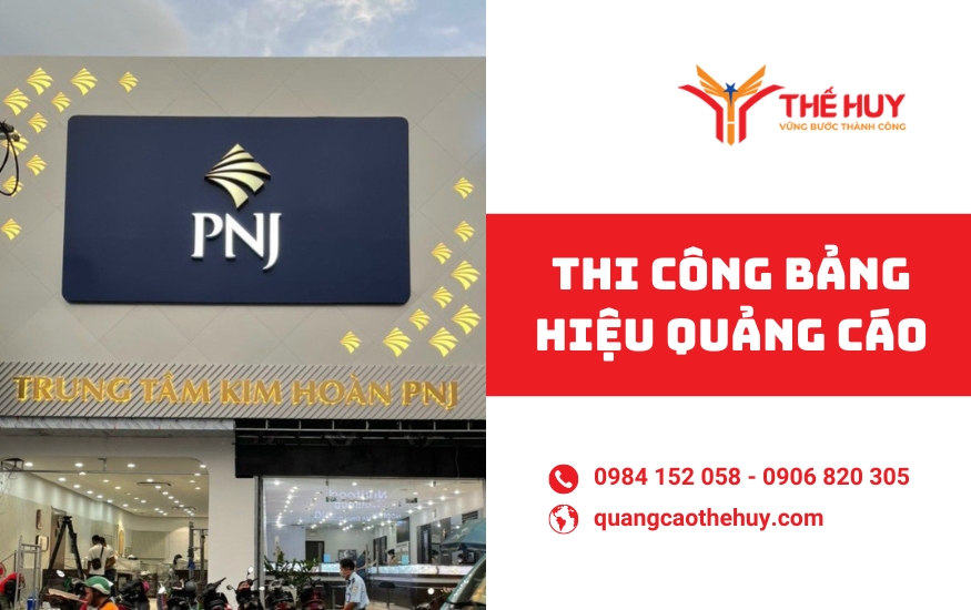 thi công BẢNG HIỆU QUẢNG CÁO