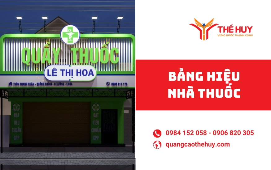 Bảng hiệu nhà thuốc