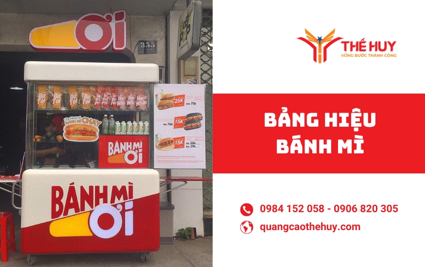 Bảng hiệu bánh mì