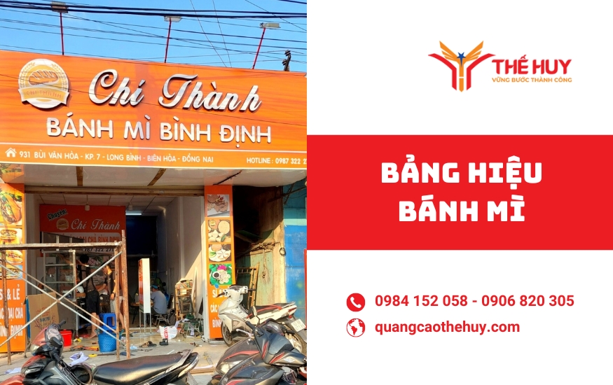 Bảng hiệu bánh mì