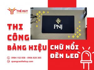 bảng hiệu chữ nổi đèn led