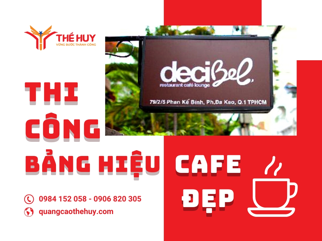 bảng hiệu cafe đẹp