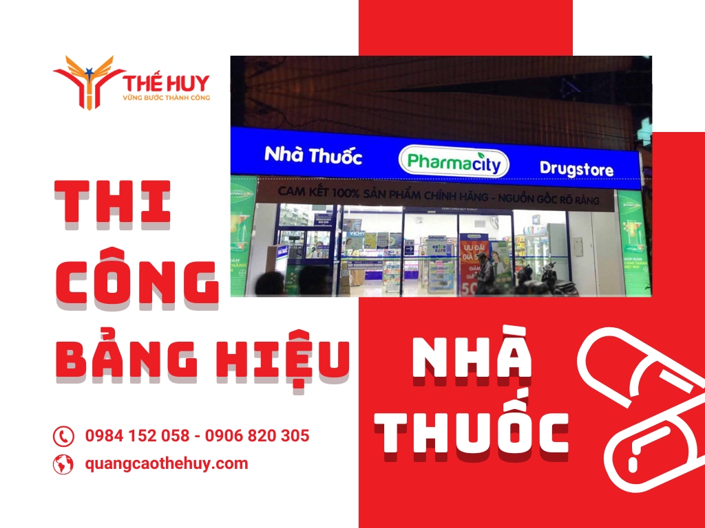 bảng hiệu nhà thuốc