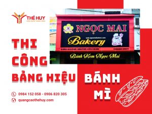 bảng hiệu bánh mì