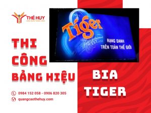bảng hiệu bia tiger