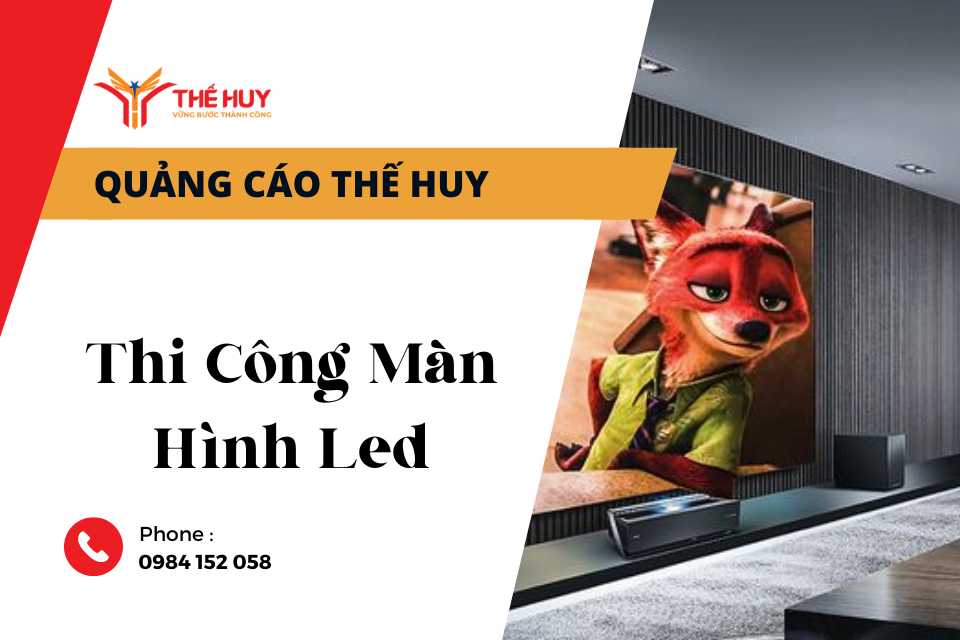 thi công màn hình led